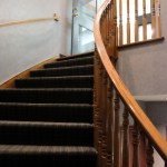 Image of the staircase in the office