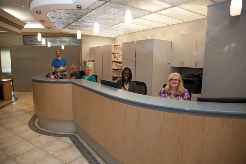 Image of the reception area